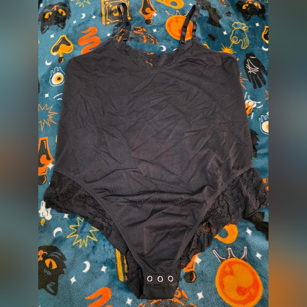 Torrid Black Lace Bodysuit